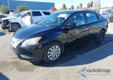 2013 Nissan Sentra Sv z USA, uszkodzony, nr VIN 1N4AB7AP8DN906026